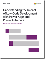 WHITEPAPER: Understanding the Impact of Low-Code Development with Power ...