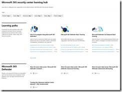 TRAINING: Microsoft 365 Security Learning Hub | Kurt Shintaku's Blog