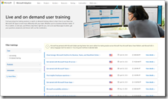 TRAINING: Microsoft 
